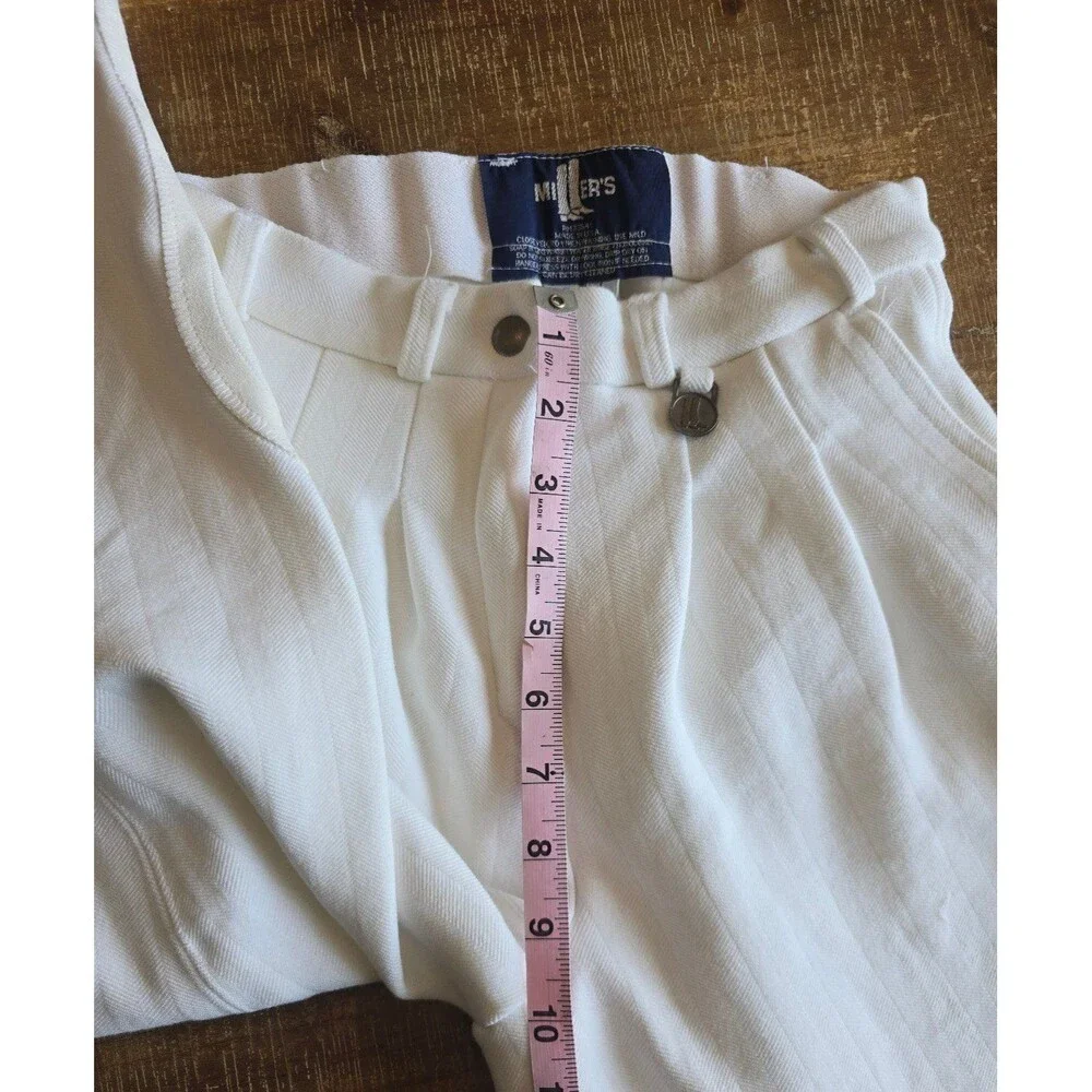 Miller riding/ equestrian white pants size‎ 26 made in USA